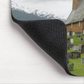 ノルウェーのmousepadの墓地が付いている横木教会 マウスパッド (コーナー)