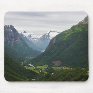 ノルウェーのmousepadのHjelleの谷 マウスパッド