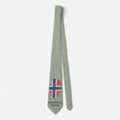 ノルウェーのtouchの指紋パターン ネクタイ (正面)