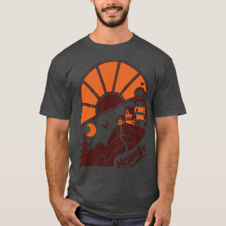 ノルウェーへ Tシャツ