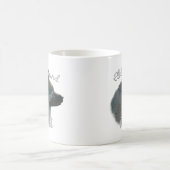 ノルウェーエルクハウンドパパ2 コーヒーマグカップ (中央)