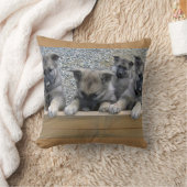 ノルウェーエルクハウンドパピーズ クッション (ブランケット)