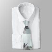 ノルウェーエルクハウンド絵画アットビレッジズドッグアート ネクタイ (タイ)