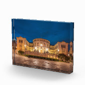 ノルウェーオスロ建物アットナイト フォトブロック (右)