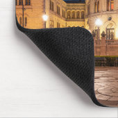 ノルウェーオスロ建物アットナイト マウスパッド (コーナー)