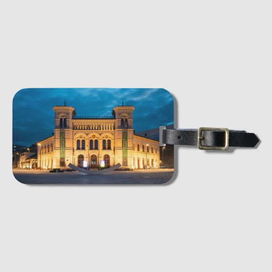 ノルウェーオスロ ラゲッジタグ (正面横)