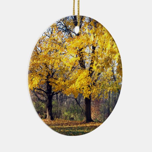 ノルウェーカエデ セラミックオーナメント (右)