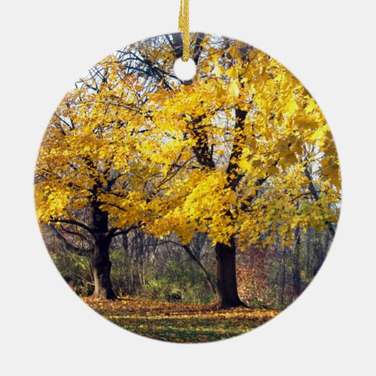 ノルウェーカエデ セラミックオーナメント (裏面)