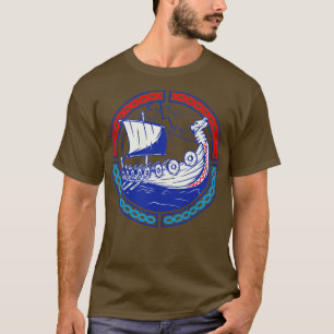 ノルウェーギフトバイキングヴァルハラノルウェー Tシャツ