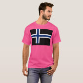 ノルウェークール国旗 Tシャツ (正面フル)
