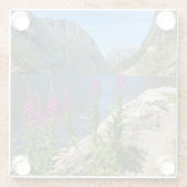 ノルウェーグドヴァンゲンヴィレッジシーンガラスコースター ガラスコースター (裏面)