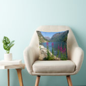 ノルウェーグドヴァンゲンヴィレッジシーン装飾用クッション クッション (椅子)