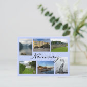 ノルウェーコラージュ ポストカード (スタンド正面)
