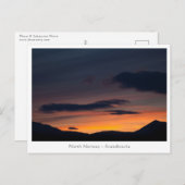 ノルウェーサンセットマウンテン ポストカード (正面/裏面)