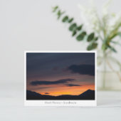 ノルウェーサンセットマウンテン ポストカード (スタンド正面)