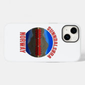 ノルウェーサンダルソラトラベルノルウェー Case-Mate iPhoneケース (裏面 (横))