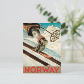 ノルウェーザホームオブスキーヴィンテージはがき ポストカード (スタンド正面)