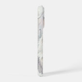 ノルウェージャンフォレストキャットの水彩画肖像画 iPhoneケース (右側面)