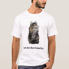 ノルウェージャンフォレストキャット オリジナルテキスト Tシャツ