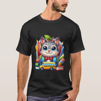 ノルウェージャンフォレストキャット 男の子 女の子 新学期 Tシャツ