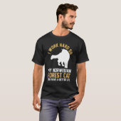 ノルウェージャン・フォレスト 猫 Tシャツ (正面フル)