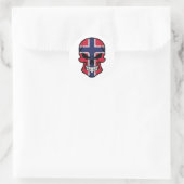 ノルウェースカル国旗 ラウンドシール (バッグ)