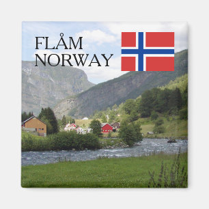 ノルウェースカンジナビア山脈Flam旅行の土産 マグネット