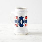 ノルウェーステイン ビールジョッキ (正面左)