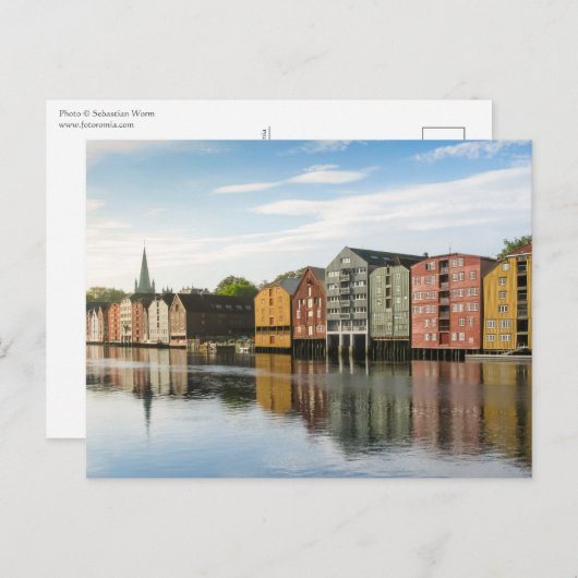 ノルウェートロンハイムハウスハガキ ポストカード (正面/裏面)