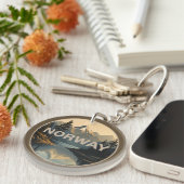 ノルウェーノルゲスカンジナビアヨーロッパ キーホルダー (正面右)