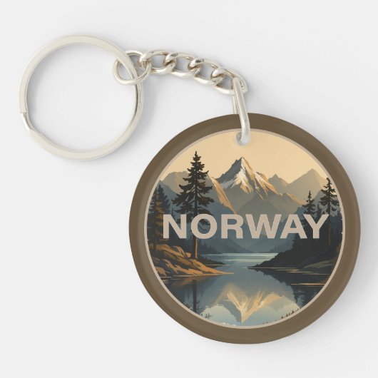 ノルウェーノルゲスカンジナビアヨーロッパ キーホルダー (正面)