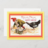 ノルウェーハッピーイースター格言ニッセヴィンテージコピー ポストカード (正面/裏面)