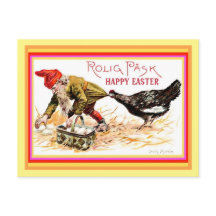 ノルウェーハッピーイースター格言ニッセヴィンテージコピー