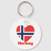 ノルウェーハート国旗 キーホルダー (裏面)