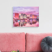 ノルウェーハーバー キャンバスプリント (インサイチュ (リビング))