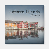 ノルウェーハ伝統的ウス マグネット (正面)