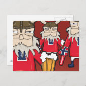 ノルウェーバイキングはがき ポストカード (正面/裏面)