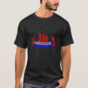 ノルウェーバイキングセーリングギフトノルウェーTシャツ Tシャツ