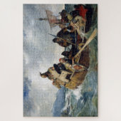 ノルウェーバイキングランドinアイスランド872年 ジグソーパズル (縦)