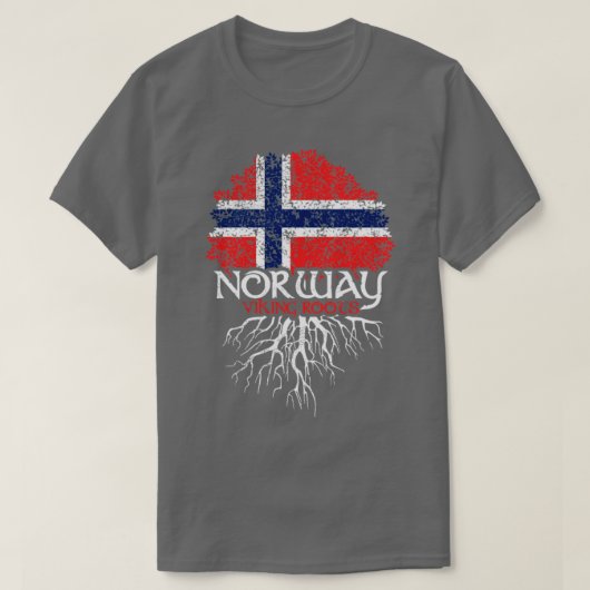 ノルウェーバイキングルーツ Tシャツ (デザイン正面)