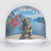 ノルウェーフィヨルドトロルパーソナライズされたクリスマス (正面)