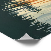 ノルウェーフィヨルド ポスター (角)