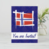 ノルウェーブラシフラグ 招待状 (スタンド正面)