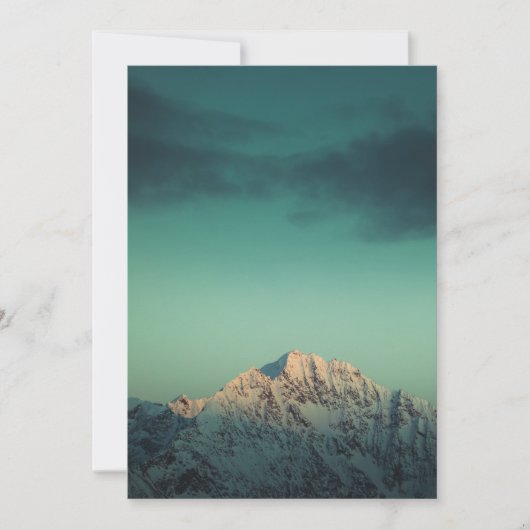 ノルウェーマウンテン自然写真 シーズンカード (正面)