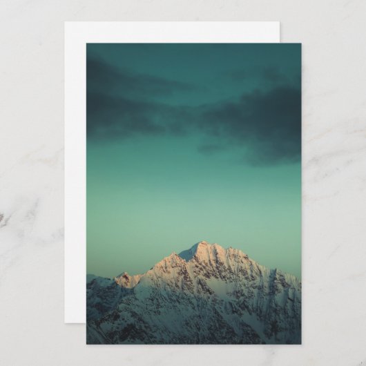 ノルウェーマウンテン自然写真 シーズンカード (正面/裏面)