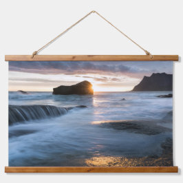 ノルウェーミッドナイトサン 吊り下げ型タペストリー