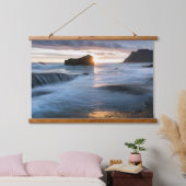 ノルウェーミッドナイトサン 吊り下げ型タペストリー (寝室)