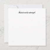 ノルウェーランドスケープヴィンテージ旅行案内応答カード カード (裏面)