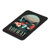 ノルウェーランドスケープヴィンテージ マグネット (左側)