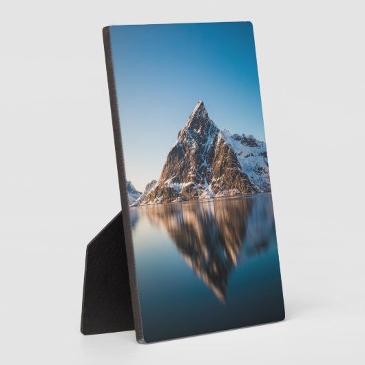 ノルウェーロフォテンマウンテン フォトプラーク (側面)